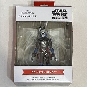 Hallmark Star Wars: The Mandalorian Bo-Katan Kryze Christmas Ornament Red Box
